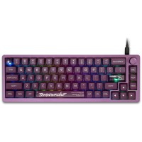 Клавіатура Thunderobot VIC68 Gateron Magnetic Jade Switch USB UA Purple (6932066317201)