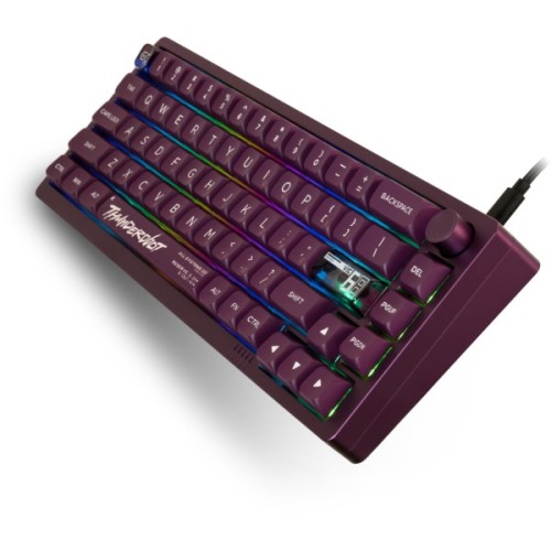 Клавіатура Thunderobot VIC68 Gateron Magnetic Jade Switch USB UA Purple (6932066317201)