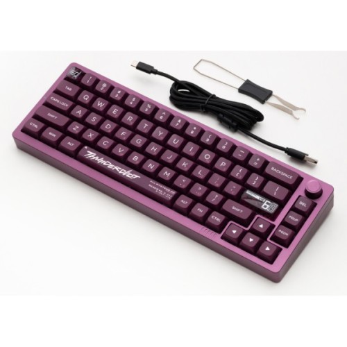 Клавіатура Thunderobot VIC68 Gateron Magnetic Jade Switch USB UA Purple (6932066317201)