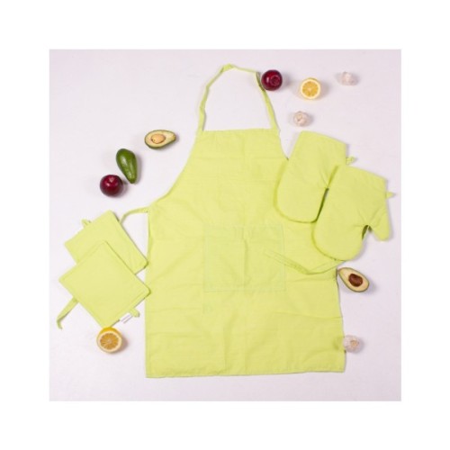 Фартух MirSon Набір 12-0714 Daniela бязь дві прихватки + дві рукавички-прихватки + фартух (2200006752707)