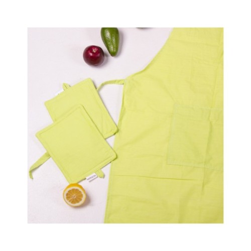 Фартух MirSon Набір 12-0714 Daniela бязь дві прихватки + дві рукавички-прихватки + фартух (2200006752707)