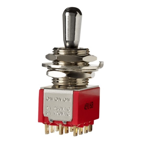 Перемикач для гітари DiMarzio 4PDT Pickup Selector Switch - 3 Position (ON/ON/ON) (EP1111)