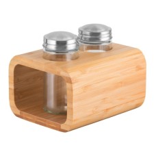 Набір для спецій Ardesto Midori, для солі та перцю 3 предмети, 80мл, 13.5х11х11см (AR0933)