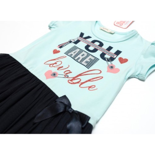 Плаття дитяче Breeze з фатиновою спідницею (10840-128G-blue)