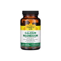 Вітамінно-мінеральний комплекс Country Life Кальцій, Магній та Вітамін D, Calcium Magnesium with Vitamin D, 120 вегет (CLF-02487)