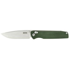 Ніж SRM Terrier 140Cr, Green Micarta, Stonewash (258L-MG2)