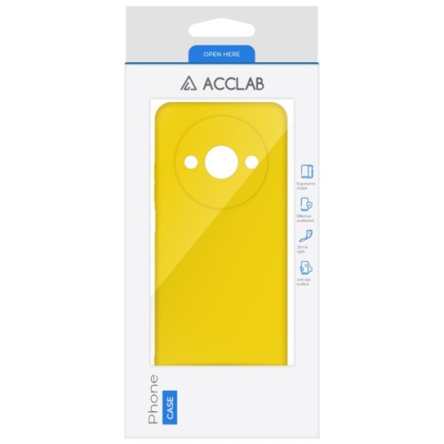 Чохол до мобільного телефона ACCLAB Silicone Case Xiaomi Redmi A3 Yellow (1283126602665)