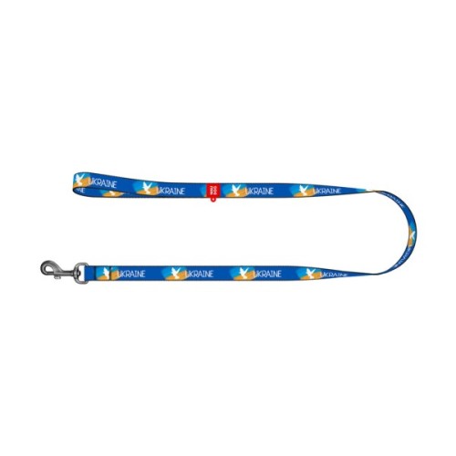 Повідець для собак WAUDOG Nylon "Прапор" S 15 мм х 122 см (4915-0229)