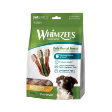 Ласощі для собак Whimzees Toothbrush M 12 шт (8718627750674)