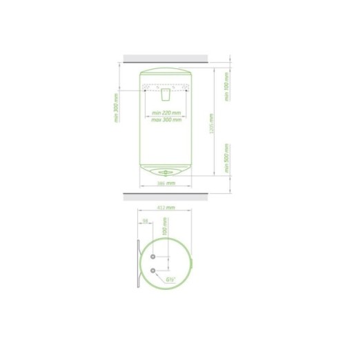Бойлер Tesy Bilight Slim 80 (304131)