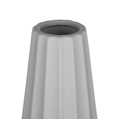 Ваза Ardesto Molize, 8.5х27.5см, порцеляна, сірий (AR3810G)