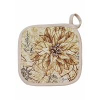 Кухонна прихватка Прованс гобеленова Золоте свято 20х20 см (037829)