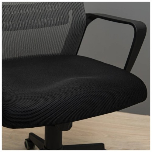 Офісне крісло Richman Фрайдей Пластик М-1 (Tilt) Сітка Чорна/Сіра (R00000056036)