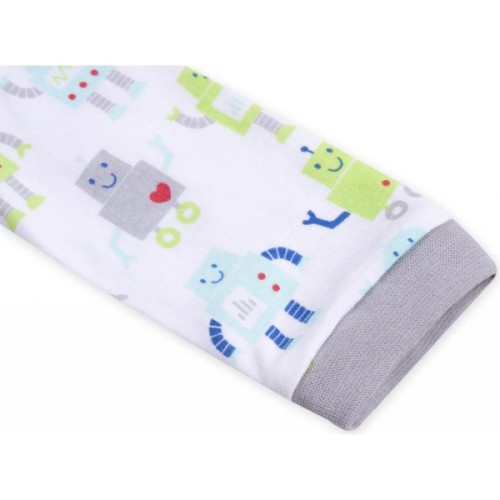 Чоловічок дитячий Luvable Friends на кнопочках з малюнками роботів для хлопчиків (83146.G.0-3)