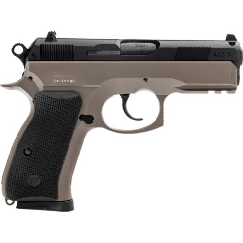 Страйкбольний пістолет ASG CZ 75D Compact FDE Spring (18603)