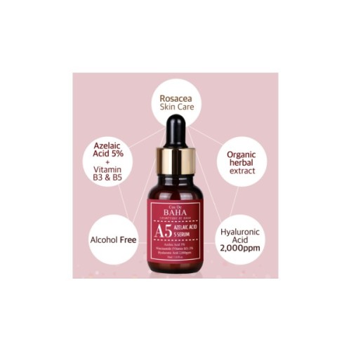 Сироватка для обличчя Cos De BAHA A5 Azlaic Acid 5% Serum 30 мл (8809240319109)