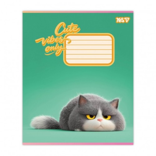 Зошит Yes Cute vibes only А5 24 аркуша лінія (768901)
