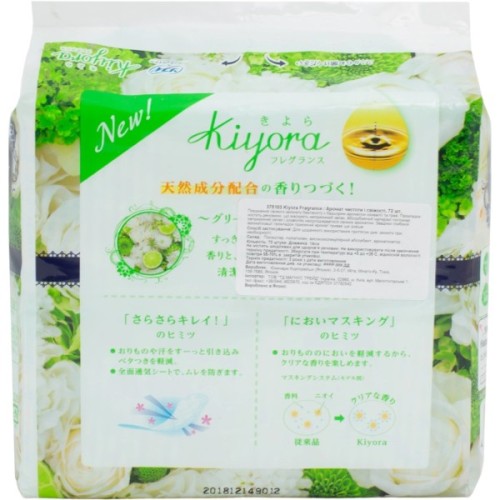 Щоденні прокладки Sofy Kiyora Fresh 72 шт. (4903111375103)