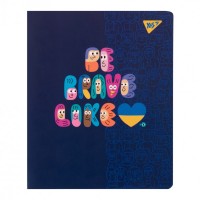 Блокнот Yes А5 50 арк cпіраль Stand with Ukraine клітинка (151857)