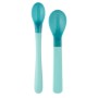 Набір дитячого посуду Canpol babies Ложки магічні 2 шт. - бірюзові (9/581_tur)
