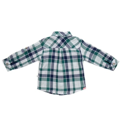 Сорочка дитяча Aziz у клітинку (19088-62B-green)