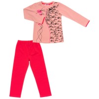 Піжама дитяча Matilda з квіточками (7294-3-128G-peach)