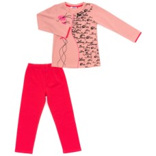 Піжама дитяча Matilda з квіточками (7294-3-128G-peach)