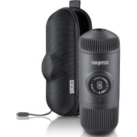 Кавоварка кемпінгова Wacaco Nanopresso з чохлом сіра (WNANOGRcase)