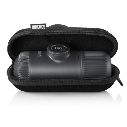 Кавоварка кемпінгова Wacaco Nanopresso з чохлом сіра (WNANOGRcase)