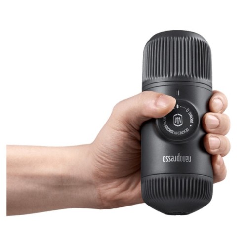 Кавоварка кемпінгова Wacaco Nanopresso з чохлом сіра (WNANOGRcase)
