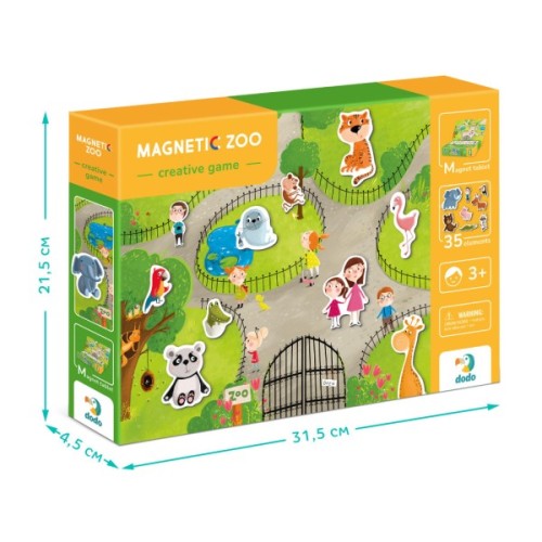Навчальний набір DoDo Магнітна гра Зоопарк (200207)