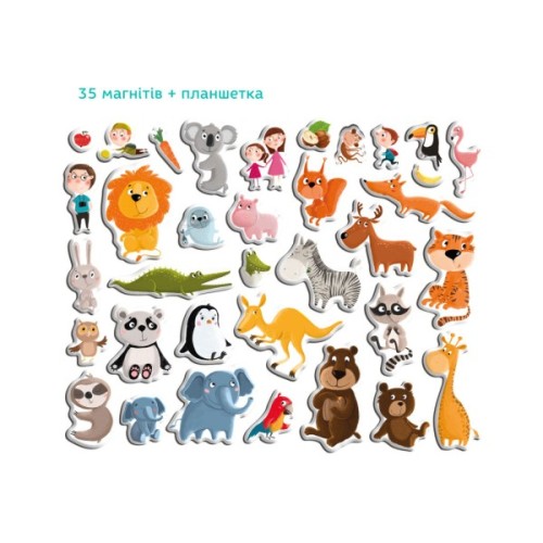 Навчальний набір DoDo Магнітна гра Зоопарк (200207)