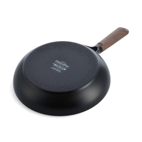 Сковорода GreenPan Eco Smartshape Вок 28 см 3,6 л темне дерево (CC006443-001)