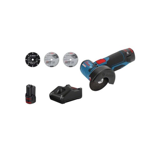 Шліфувальна машина Bosch Professional GWS 12V-76 акумуляторная, 2x3,0 Ач (0.601.9F2.00B)