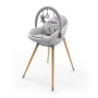 Стілець для годування Kinderkraft 2 в 1 Fini Up Grey (5902533930111)