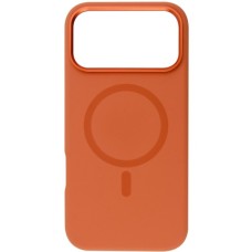 Чохол до мобільного телефона BeCover FIBRA Silicone OmniMag Apple iPhone 17 Pro Orange (716221)