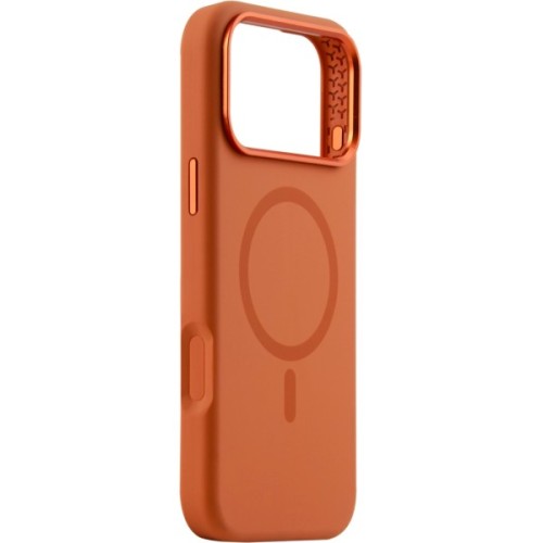 Чохол до мобільного телефона BeCover FIBRA Silicone OmniMag Apple iPhone 17 Pro Orange (716221)
