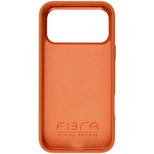 Чохол до мобільного телефона BeCover FIBRA Silicone OmniMag Apple iPhone 17 Pro Orange (716221)