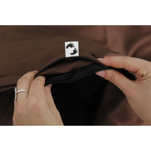 Постільна білизна MirSon King Size Сатин Premium 0211+0055 Dark Chocolate 220х240 (2200001169616)