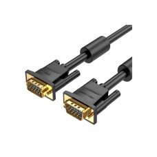 Кабель мультимедійний VGA M to VGA M 1.5m ferrite Vention (DAEBG)