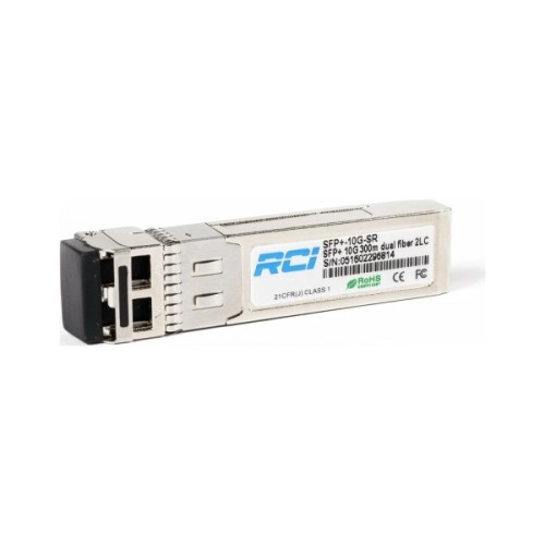 Модуль SFP RCI 10Gbps, 300m, 2LC, Tx850nm (SFP+-10G-SR)