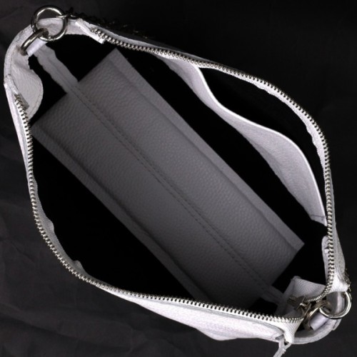 Сумка Grande Pelle З натуральної шкіри Біла (11654)