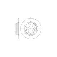 Гальмівний диск REMSA 6881.00