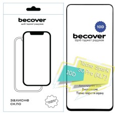 Скло захисне BeCover Tecno Spark 30 Pro (KL7) 10D Black (713166)