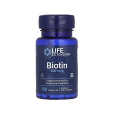 Вітамінно-мінеральний комплекс Life Extension Біотин, 600 мкг, Biotin, 100 капсул (LEX-10210)