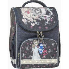 Портфель Bagland з ліхтариками Успіх 12 л. сірий 210к (00551703) (80213835)