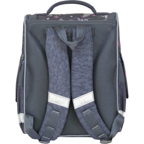 Портфель Bagland з ліхтариками Успіх 12 л. сірий 210к (00551703) (80213835)