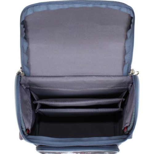 Портфель Bagland з ліхтариками Успіх 12 л. сірий 210к (00551703) (80213835)