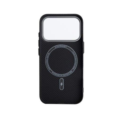 Чохол до мобільного телефона Armorstandart LikeCarbon2 MagCase Apple iPhone 18 Pro / 17 Pro Kevlar Black (ARM92537)