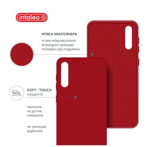 Чохол до мобільного телефона Intaleo SoftShell Samsung Galaxy A50 Red (1283126562860)